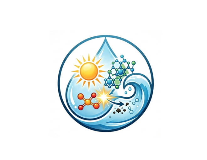 Eliminación de contaminantes de preocupación emergente en agua residual mediante la activación fotocatalítica de peroxomosulfato usando nanoheteroestructuras.