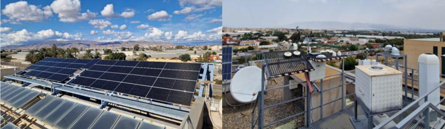 Plantas solares y estación atmosférica de CIESOL