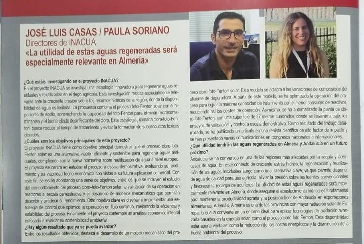 Entrevista a los responsables, J. L. Casas y P. Soriano.