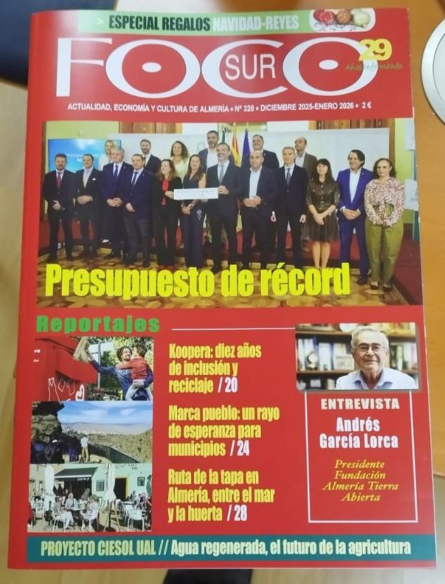 Reportaje del proyecto en revista Foco Sur.