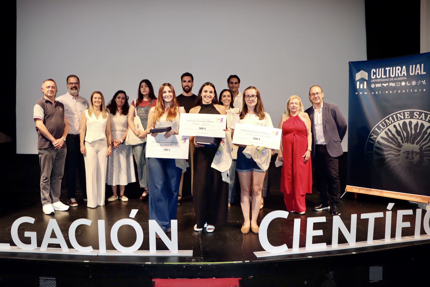 Lucía Fernández, ganadora de la quinta edición de 'Tesis en 3 minutos' de la UAL.