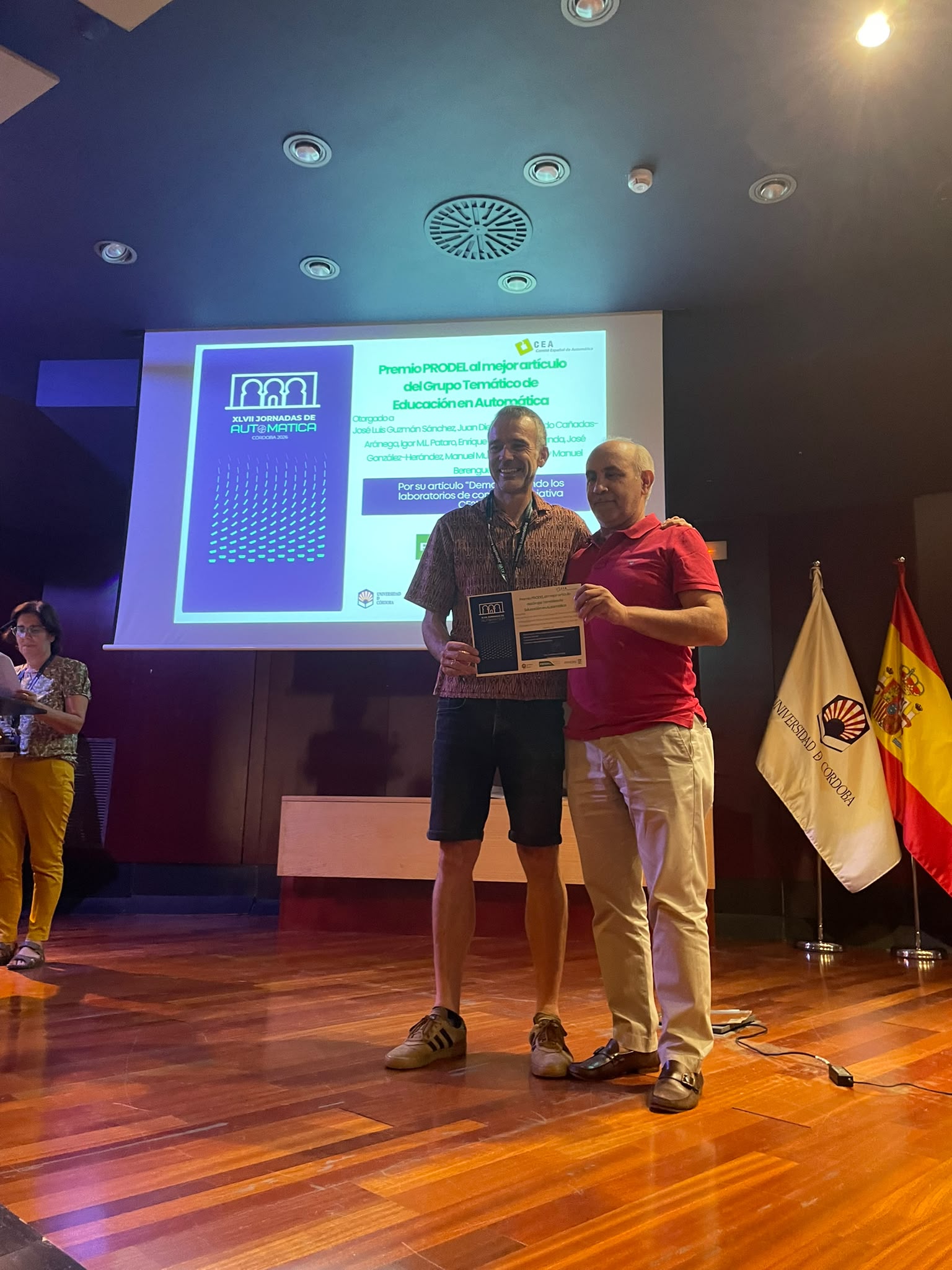 l trabajo «Democratizando los laboratorios de control: la iniciativa CE2Labs» obtiene el Premio PRODEL 2026